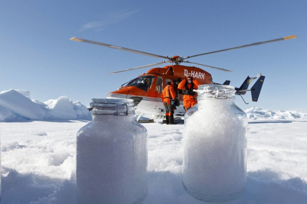 В арктическом снеге нашли пластик