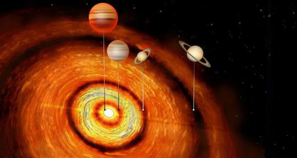 На орбите новорожденной звезды обнаружили планеты-гиганты: космическая загадка