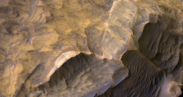 NASA сделало потрясающее фото песчаника на Марсе