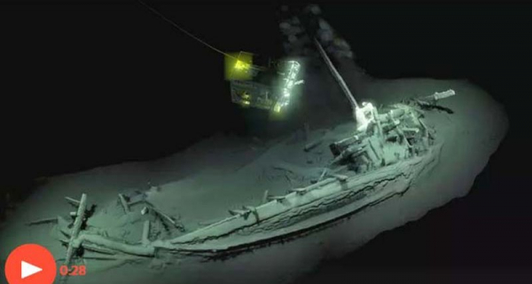 На дне Черного моря обнаружен самый древний корабль