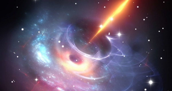Почему луч из черной дыры кажется в 20 раз быстрее света