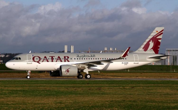 
Qatar Airways возобновляет полеты в Доху из аэропорта Пулково в <span id=