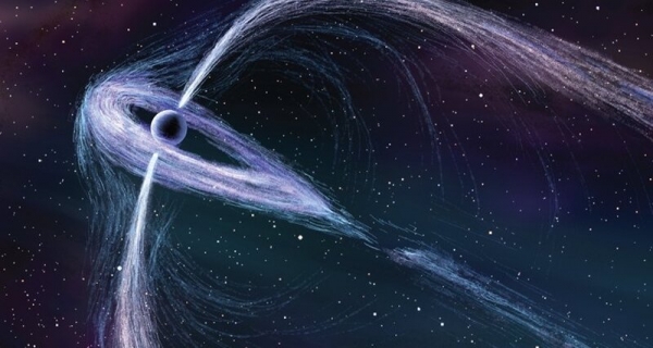 Ученые впервые засекли мощный выброс излучения нейтронной звезды