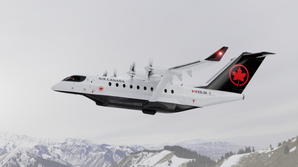 
Авиакомпания Air Canada перейдет на электрические самолеты-гибриды
